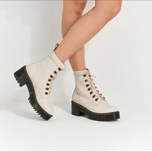 Bone White Leona Temperley Doc Marten boots